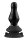 Missy - Glass Vibrator - With Suction Cup and Remote - Rechargeable - 10 Speed - Black