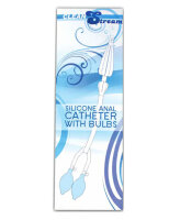 CleanStream Silicone Anal Catheter With Bulbs