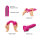 Strap-On-Me Sliding Skin Realistic Dildo Fuchsia M 13,4