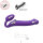 Strap-On-Me Vibrating Bendable Strap-On L Purple