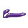 Strap-On-Me Vibrating Bendable Strap-On M Purple