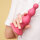 Strap-On-Me Dildo Plug Beads Metallic Raspberry Pink L