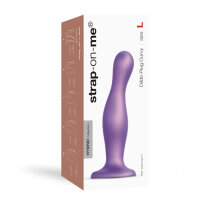 Strap-On-Me Dildo Plug Curvy Metallic Purple L
