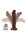 Dr. Skin Plus 6 Inch Posable Dildo Chocolate - 16,5 cm