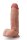 Dr. Skin Plus  7 Inch Posable Dildo With Balls  Mocha - 17,7 cm