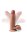 Dr. Skin Plus  7 Inch Posable Dildo With Balls  Mocha - 17,7 cm
