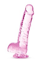 Naturally Yours  6" Crystalline Dildo  Rose -...