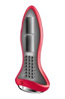 Satisfyer Rotator Plug 1+ Red - 3,8 cm