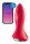 Satisfyer Rotator Plug 1+ Red - 3,8 cm