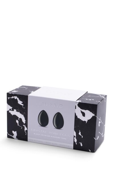 Le Wand Crystal Yoni Eggs Black Obsidian