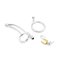 Penis Lock with Hollow Curved Penis Stick