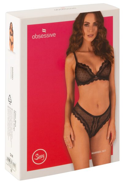 Obsessive BH Set Dots Black S - XL