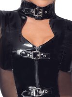 Lack Kleid Schnalle S - XL