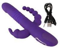 Sweet Smile Triple Thrusting Vibrator
