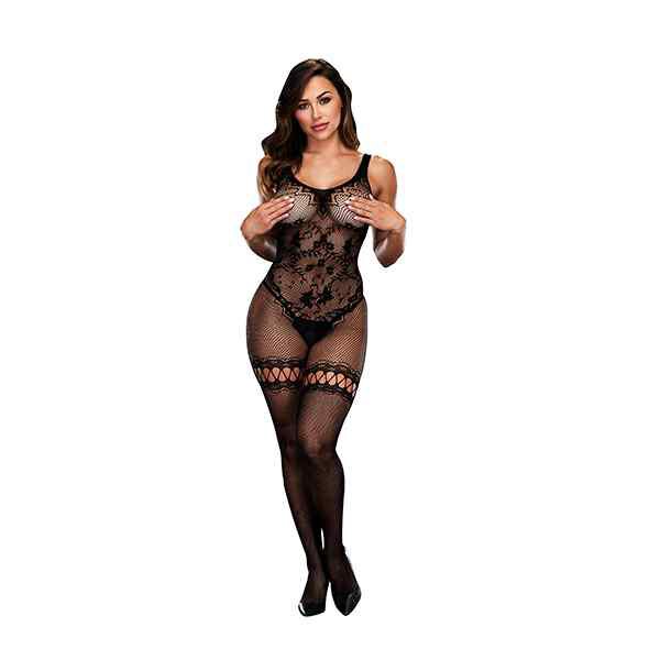 Baci Crotchless Bodystocking One Size