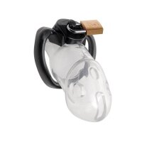Rikers Locking Chastity Device - Transparent