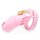 CB-6000 Silicone Male Chastity Cage Pink