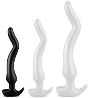 Long plug Noth Curve S 25 x 4 cm Black