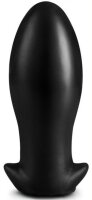 Dragon Egg Soft Silicone Butt Plug Black XL 21 x 7,5cm