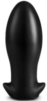 Dragon Egg Soft Silicone Butt Plug Black L 18 x 6,5cm