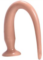 Long dildo Tail Flex L 48 x 4.5 cm Flesh