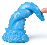 Dildo Oktopus 15 x 5,5cm Blue