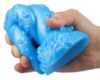 Dildo Oktopus 15 x 5,5cm Blue