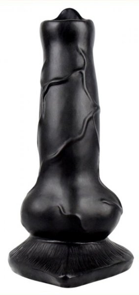 Dildo Dog Cock 12 x 4cm Black
