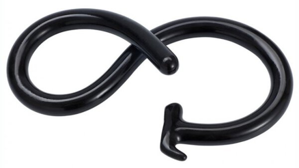 Mega Snake Long Dildo 100 x 3cm Black