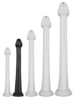 Long Dildo Whale M 40 x 5.5cm - Tip 4.6cm Black