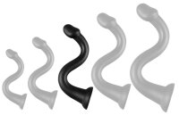 Long Dildo Whale L 42 x 6cm - Tip 5cm Black