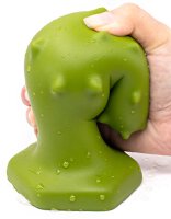 Silicone plug Monster Spike L 14  x 5,5cm Green
