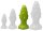 Silicone plug Monster Spike L 14  x 5,5cm Green