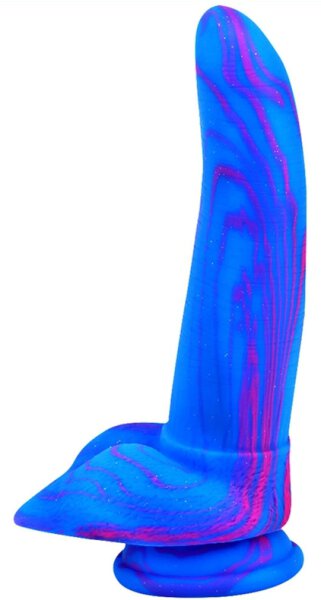 Dildo Banadick 15 x 4cm Blue-Pink