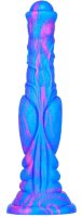 Dildo Dog Long 26 x 6cm Blue-Pink