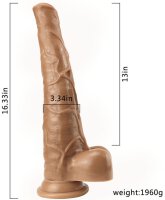 StudHorse Dildo 32 x8cm Brown