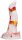 Lizard Dildo 20 x 5cm White-Orange