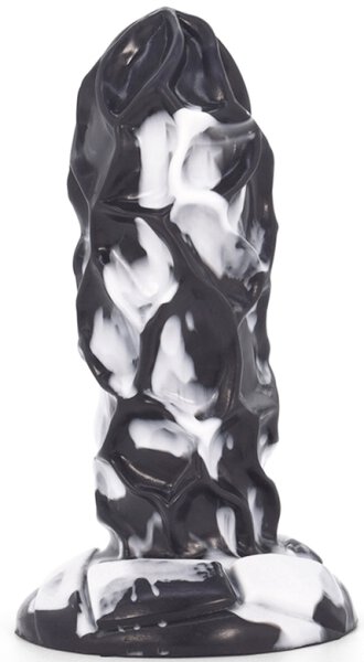 Dragonis Dildo 16 x 5.5cm Black-White