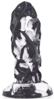Dragonis Dildo 16 x 5.5cm Black-White