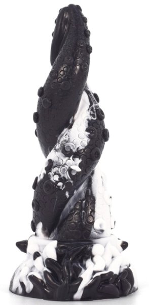 Dildo Tentamix 15 x 5.5cm Black-White