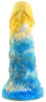 Toadyk Dildo 17 x 6cm Gold-Blue