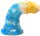 Toadyk Dildo 17 x 6cm Gold-Blue