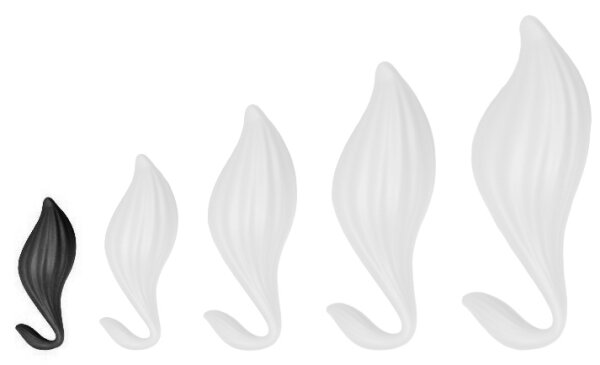 Bulby S Silicone Plug 12 x 5.5cm Black