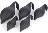 Bulby L Silicone Plug 17 x 8cm Black