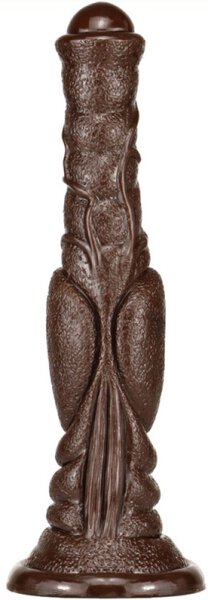 Dildo Monster Dog Long 26 x 6cm Dark Brown