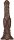 Dildo Monster Dog Long 26 x 6cm Dark Brown