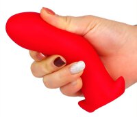 Silicone plug Saurus Egg XL  20  x 7,4cm Red