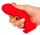 Silicone plug Saurus Egg XL  20  x 7,4cm Red