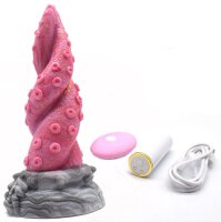 Vibrating dildo monster Viby Tenty 15 x 5cm
