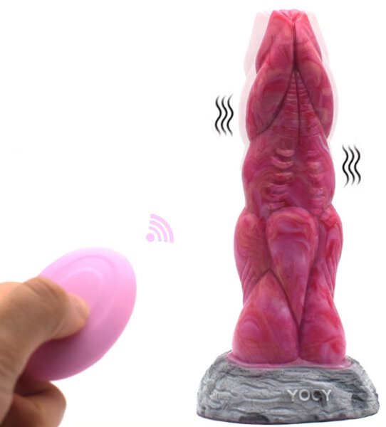 Vibrating dildo monster Viby Carty 18 x 5.5cm